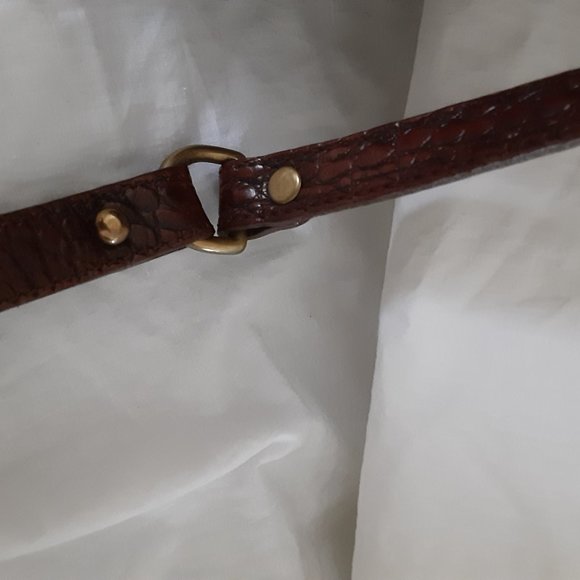 Vintage croc alligator cross body bag Brahmin - Picture 11 of 16